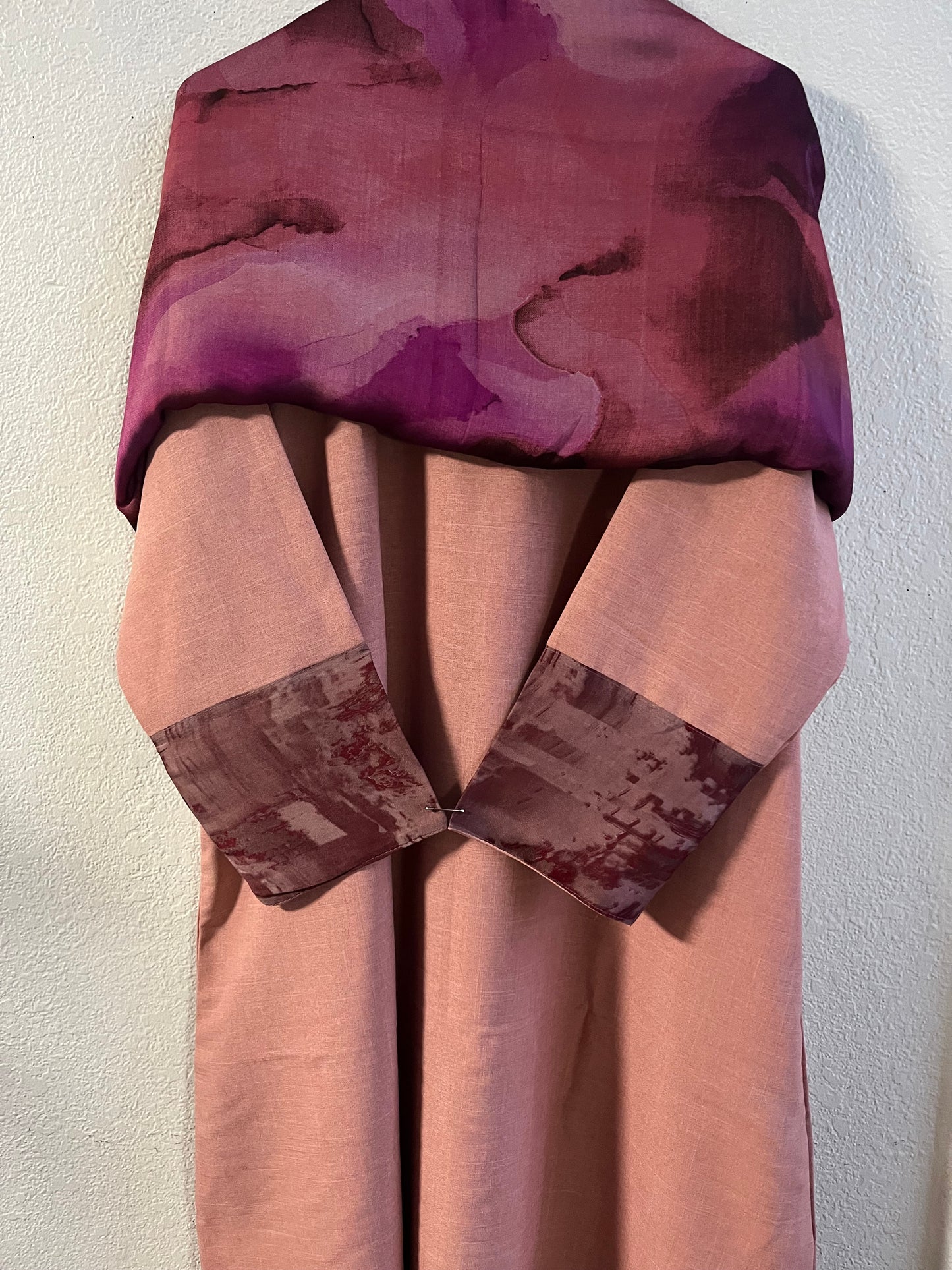Electric galaxy camo matching dress & hijab set