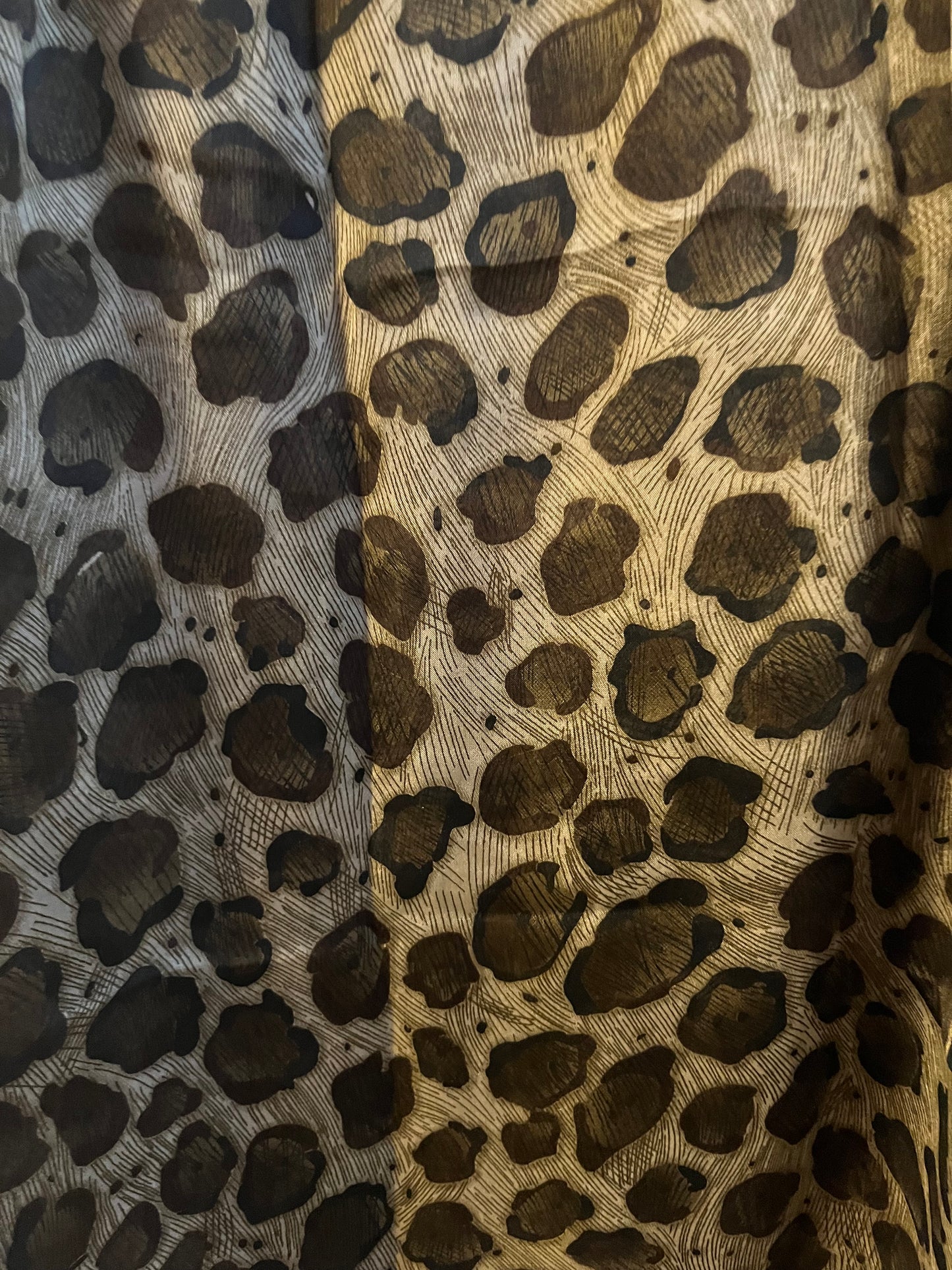 Limited Forest Green Circle Cheetah Print Hijab