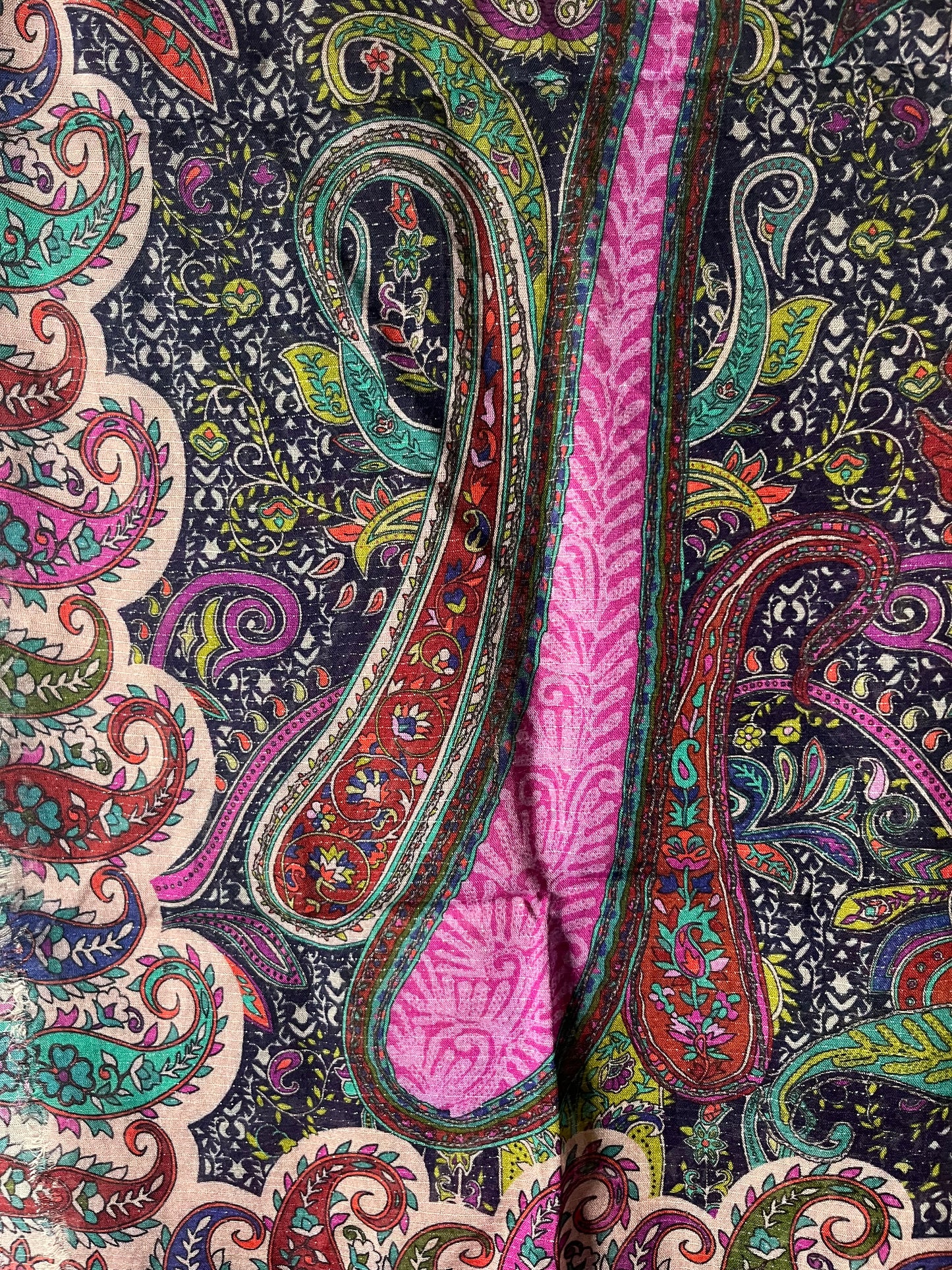 Light Pink End String Design Hijab
