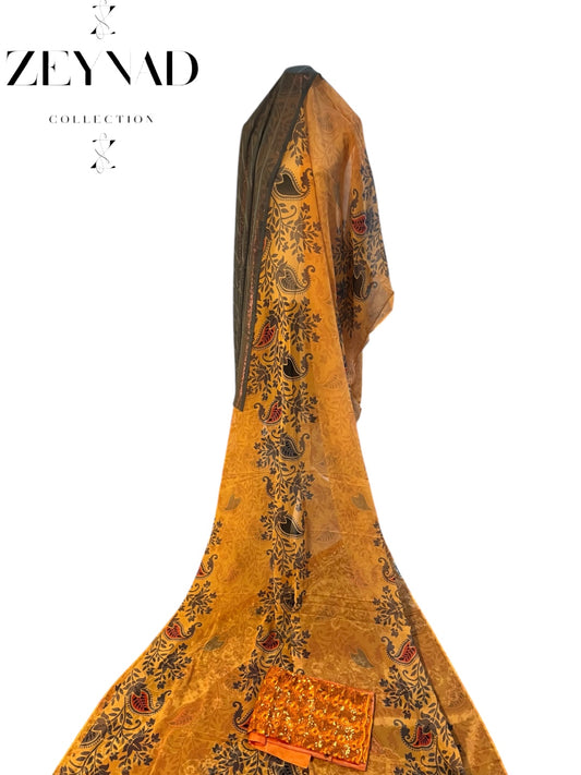 Bold Orange & Green detailed Dirac Set