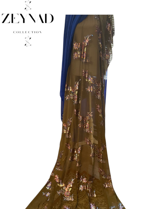 Fransawi green & blue traditional Dirac