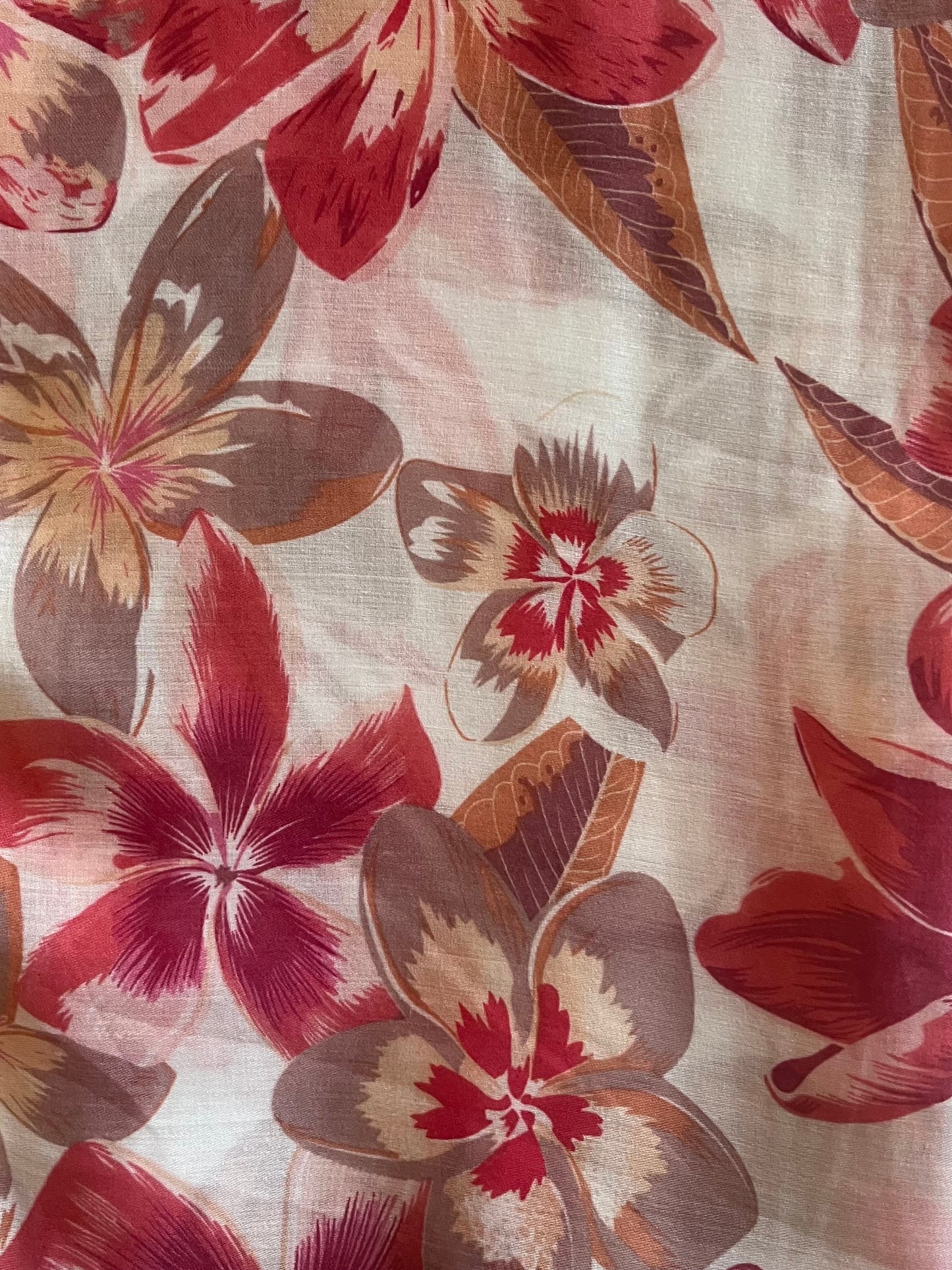Light Sakura Floral Modal Hijab