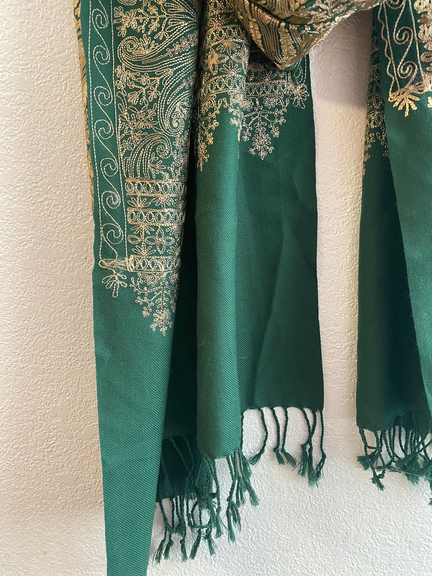 Green Pashmina Hijab