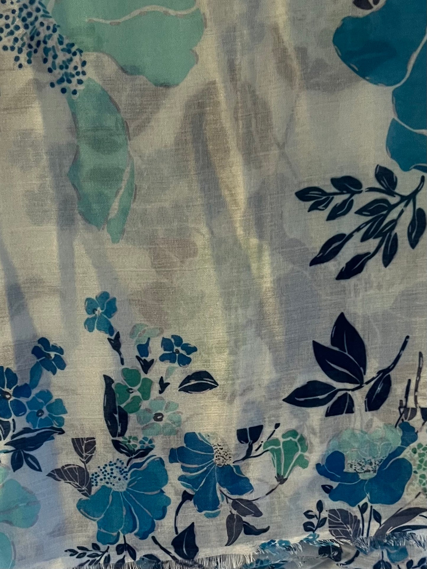 Teal & blue pastel serenity modal hijab