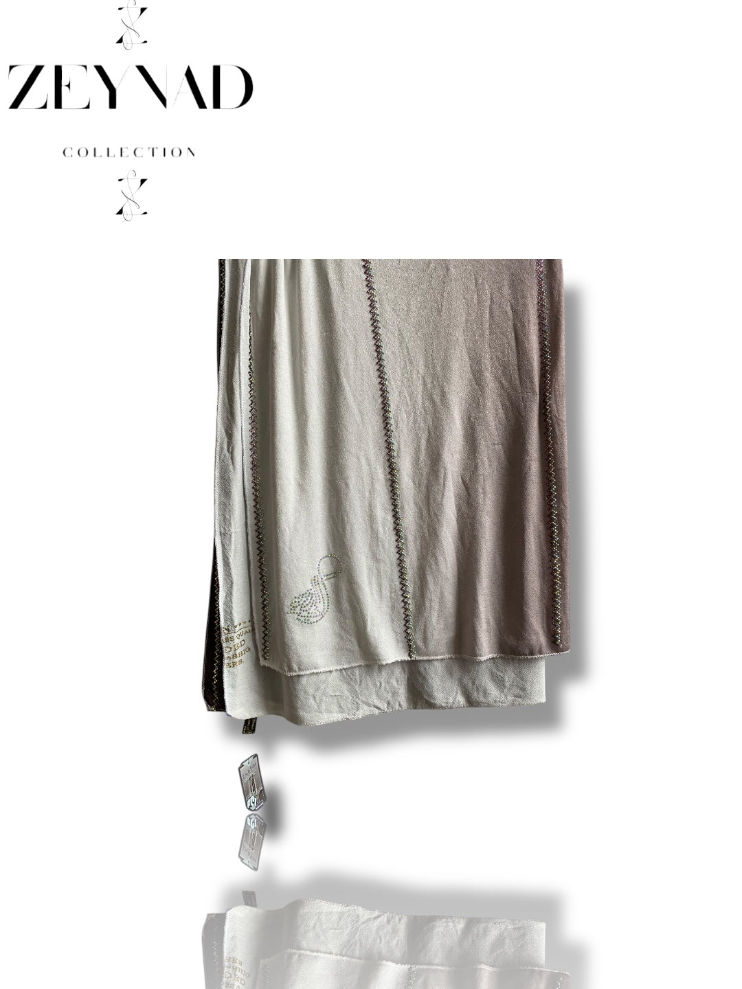 Deep Brown Ombré Jersey Hijab