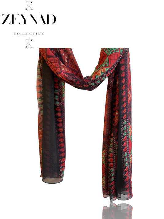 Chiffon Multicolor Hijab