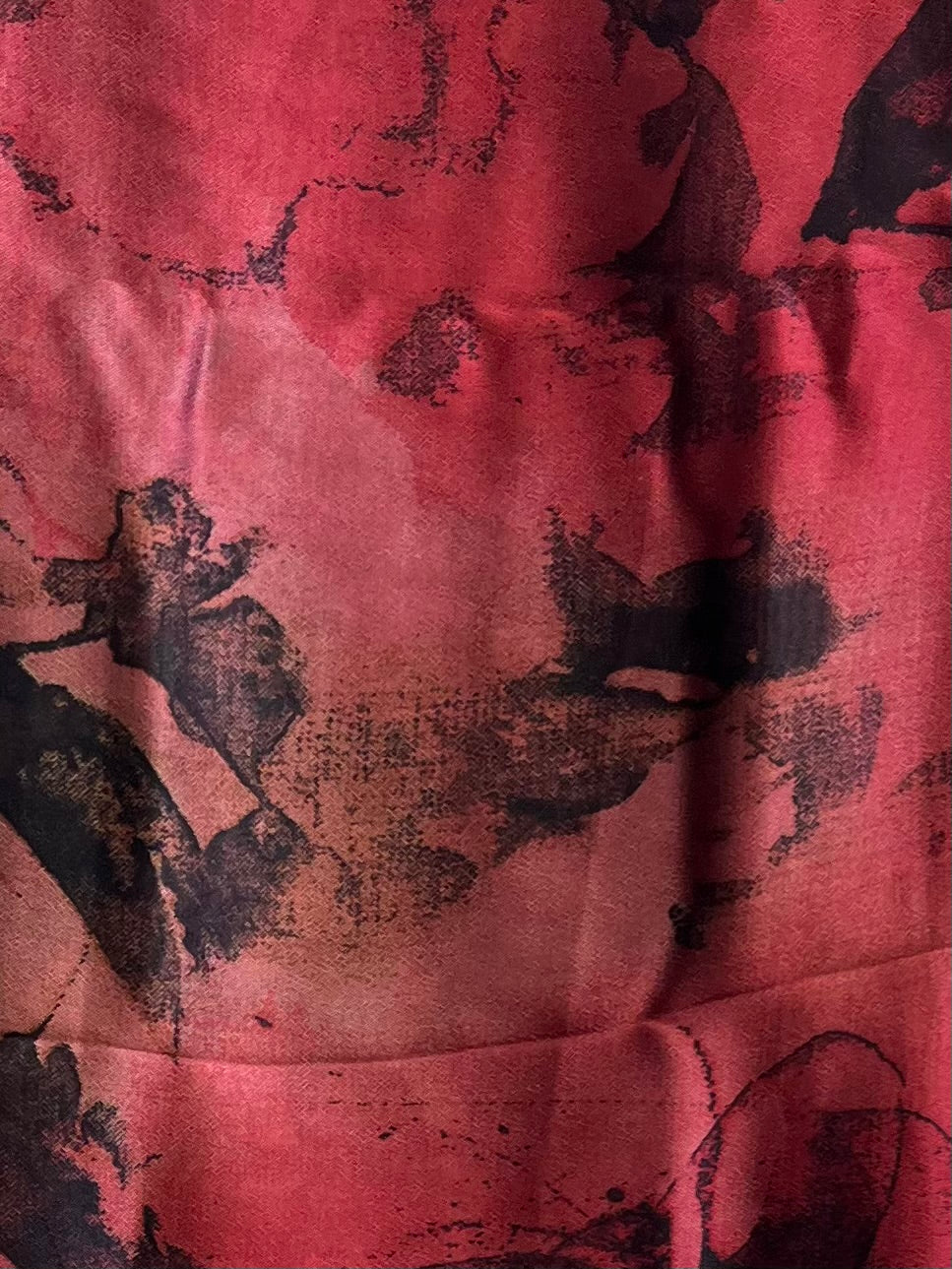 Vivid cherry spring chiffon