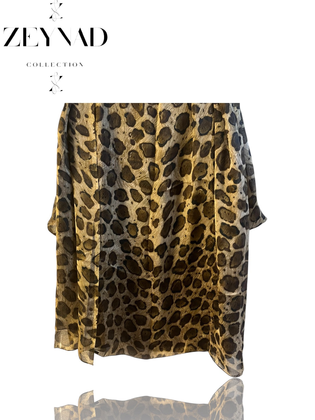 Limited Faint Light Golden Cheetah Print Hijab