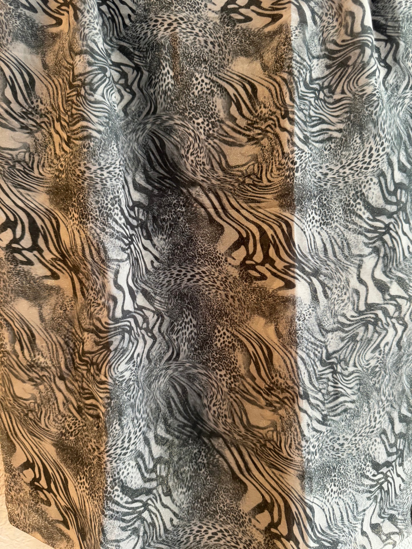 Blazing cloud cheetah print hijab