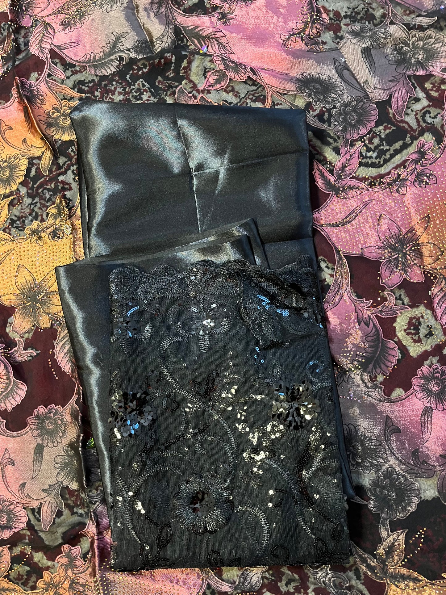 Bold Pink & Black Stone Dirac