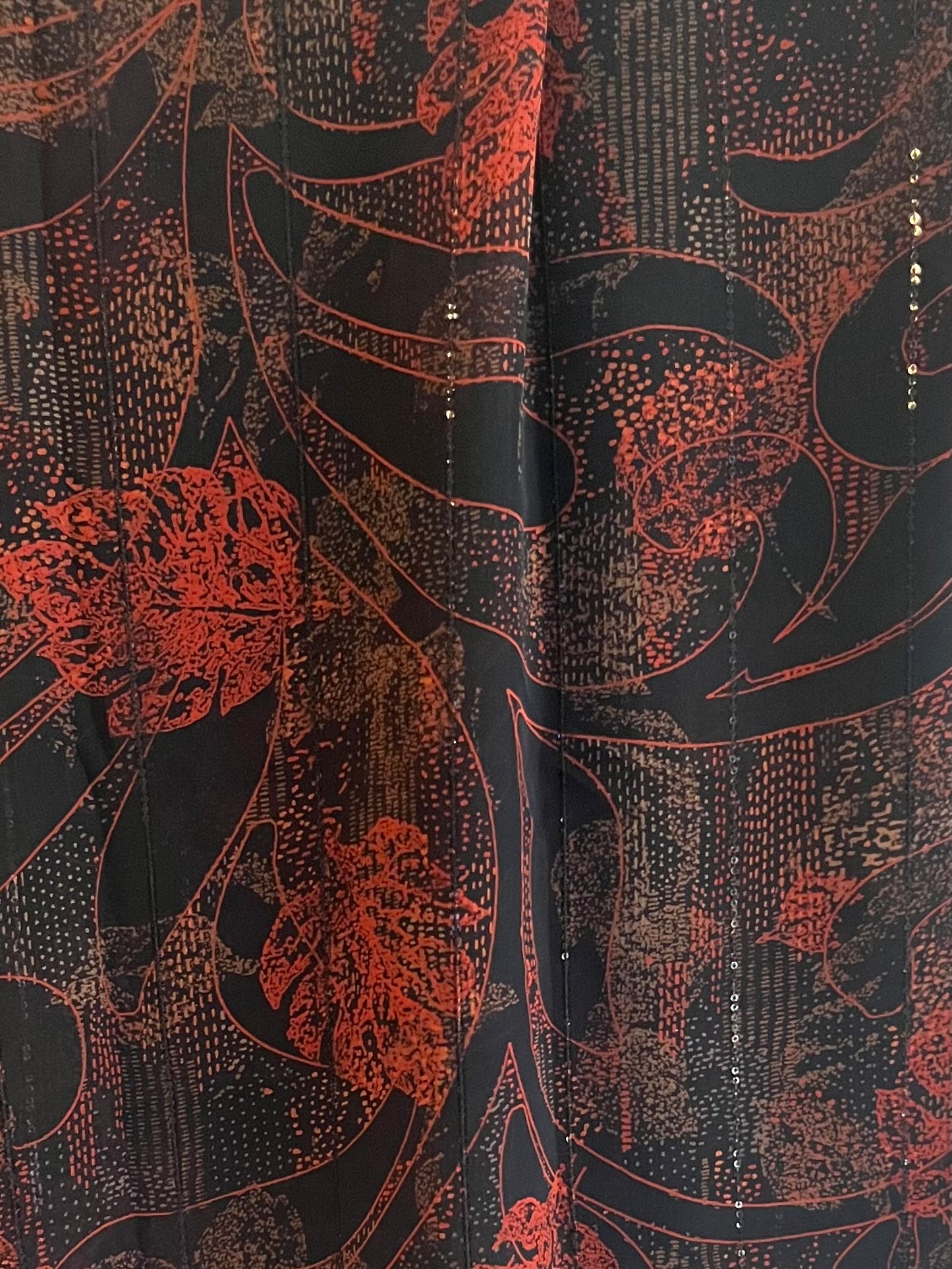 Sable velvet & black lined chiffon hijab