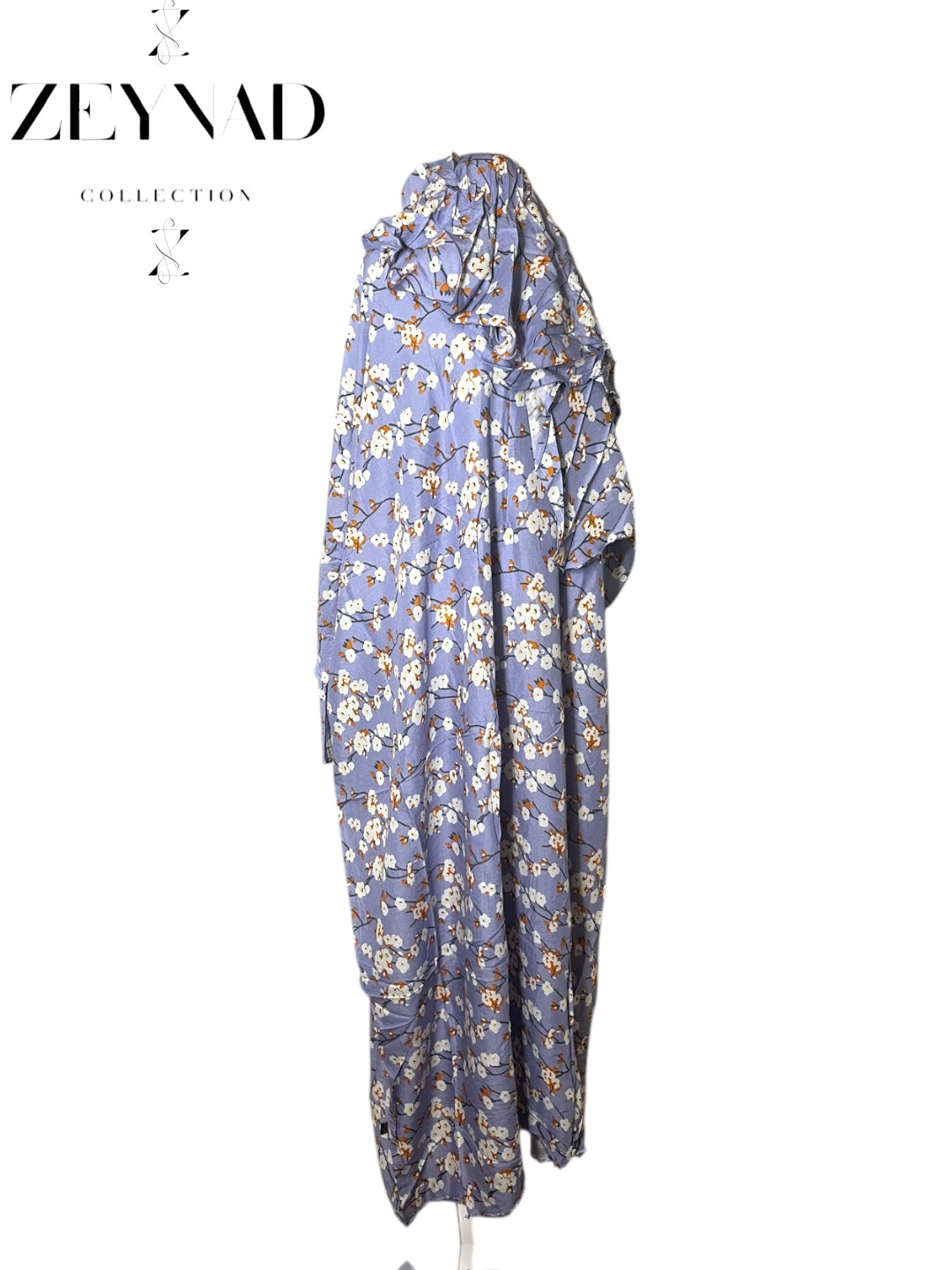 Fall purple & white flower flow prayer set