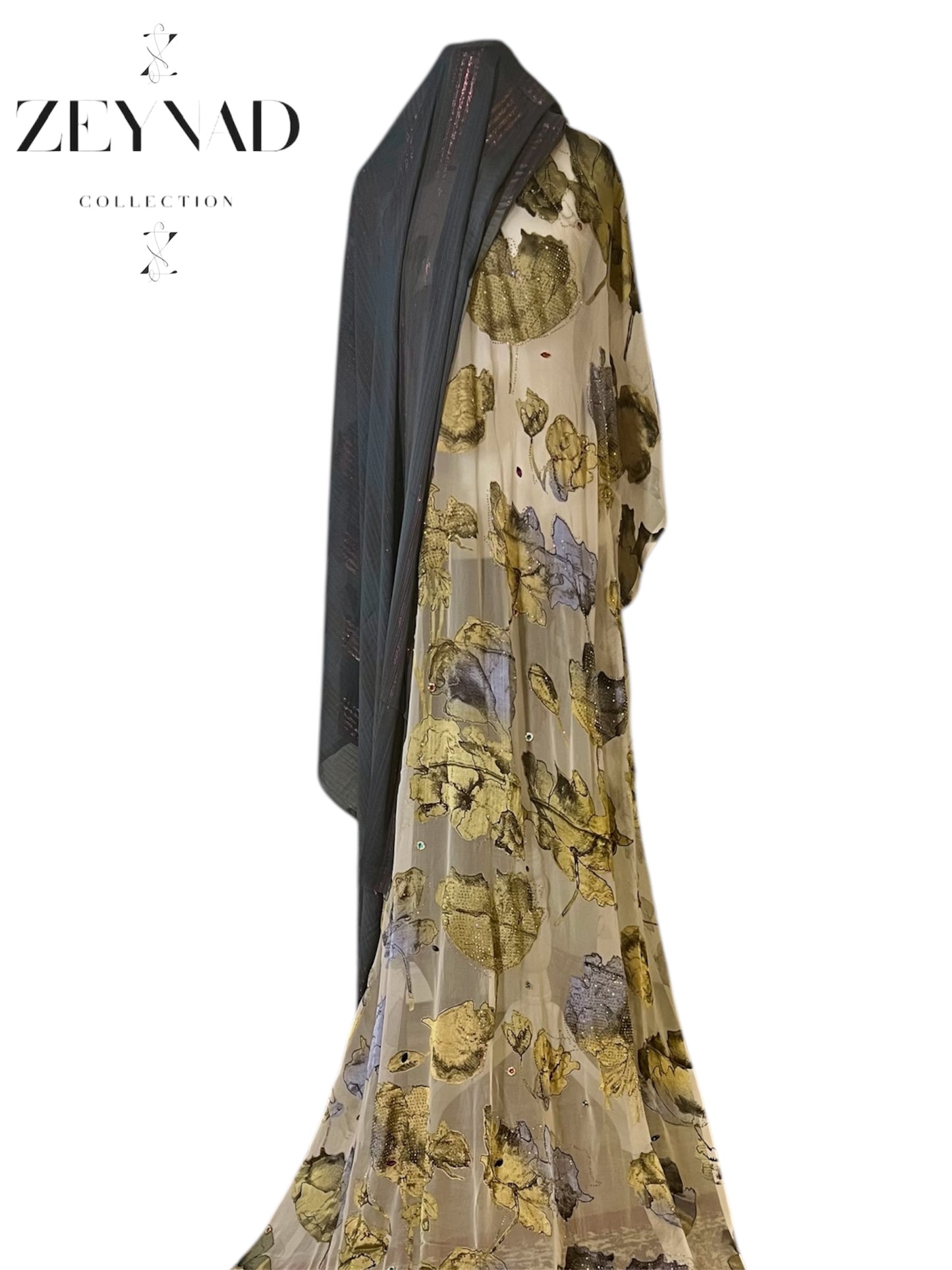 Dark Grey & Light Gold Stone Dirac