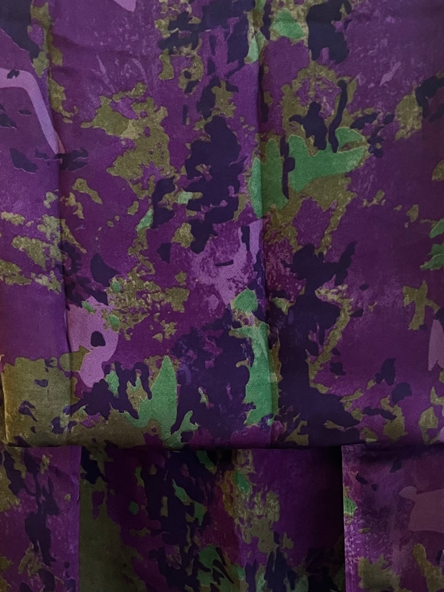 Mystic Lilac Shadow Blossom Chiffon Hijab