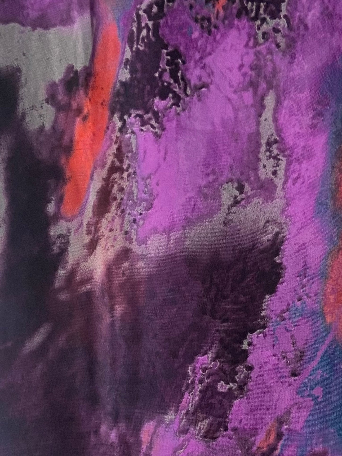 Oceanic black & purple blaze chiffon hijab