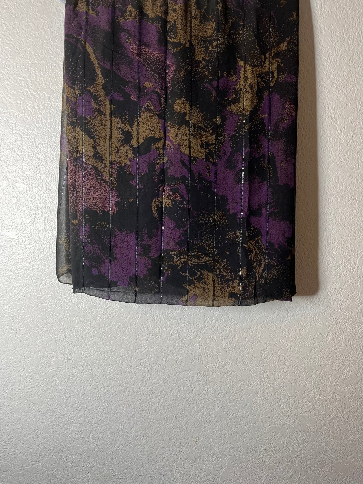 Luminous purple berry chiffon hijab