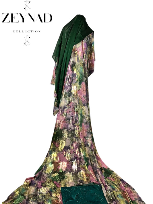 Forest green & mixture pink Dirac Set