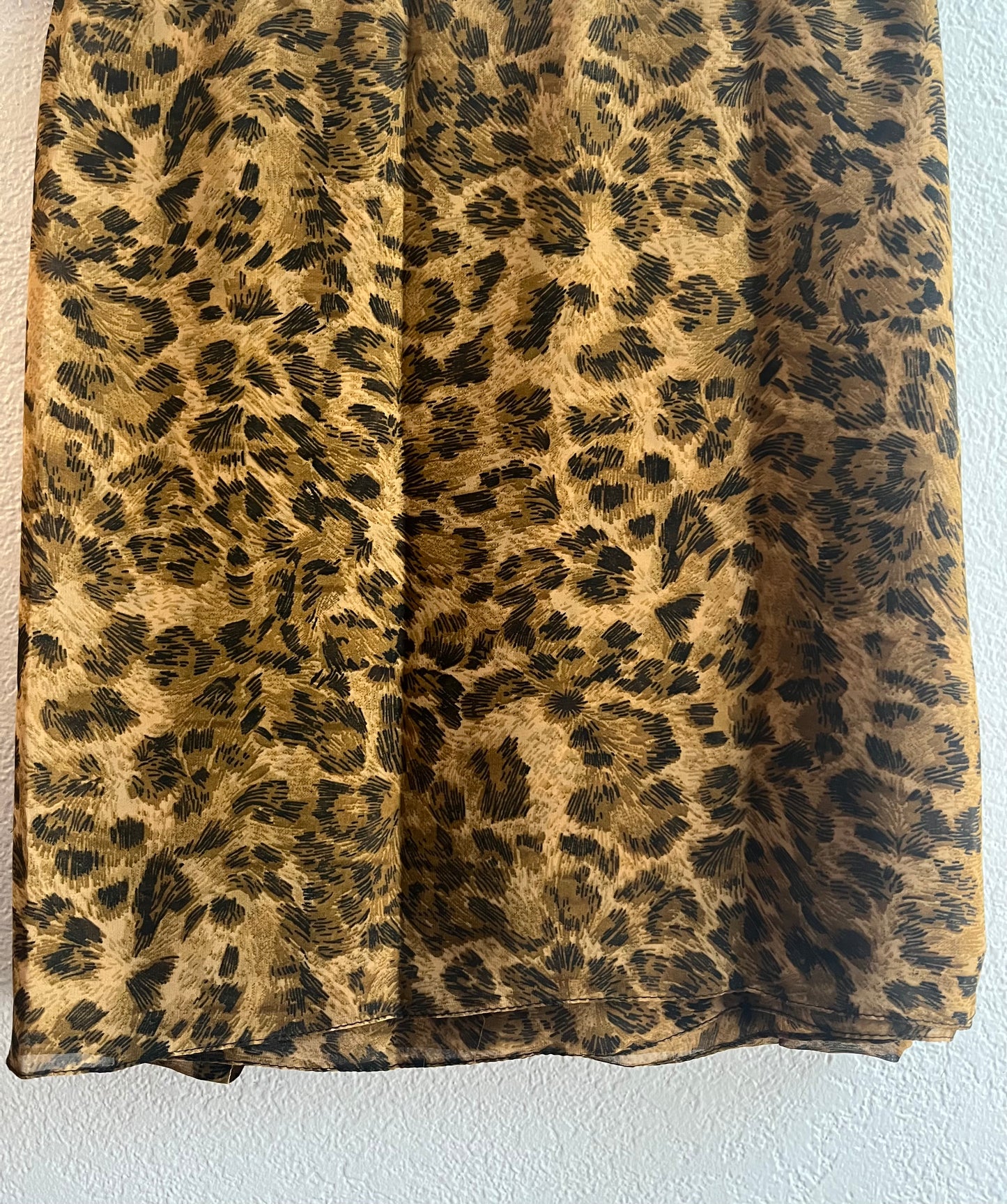 Sunset Rust Cheetah Print Hijab