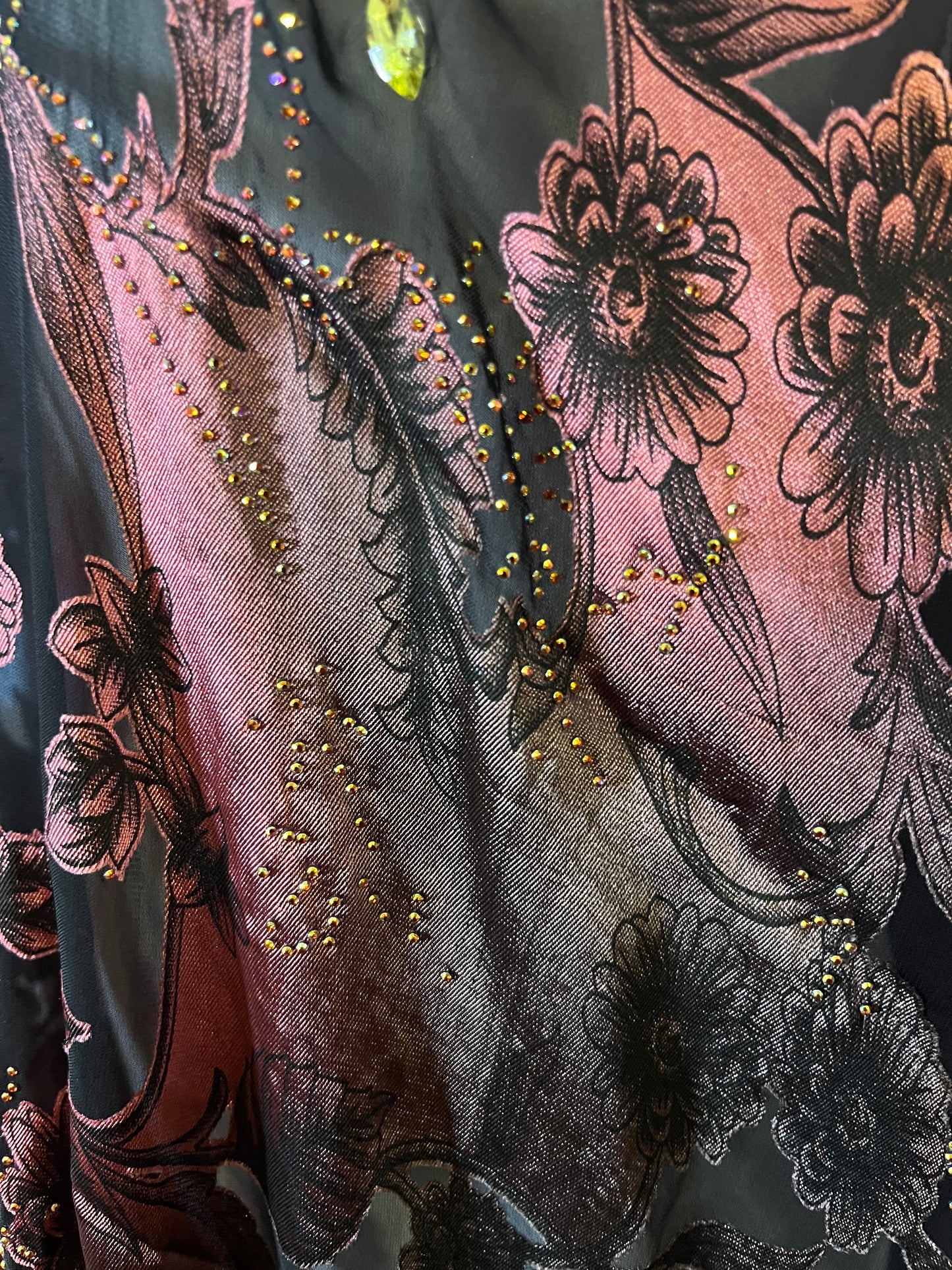 Bold Pink & Black Stone Dirac