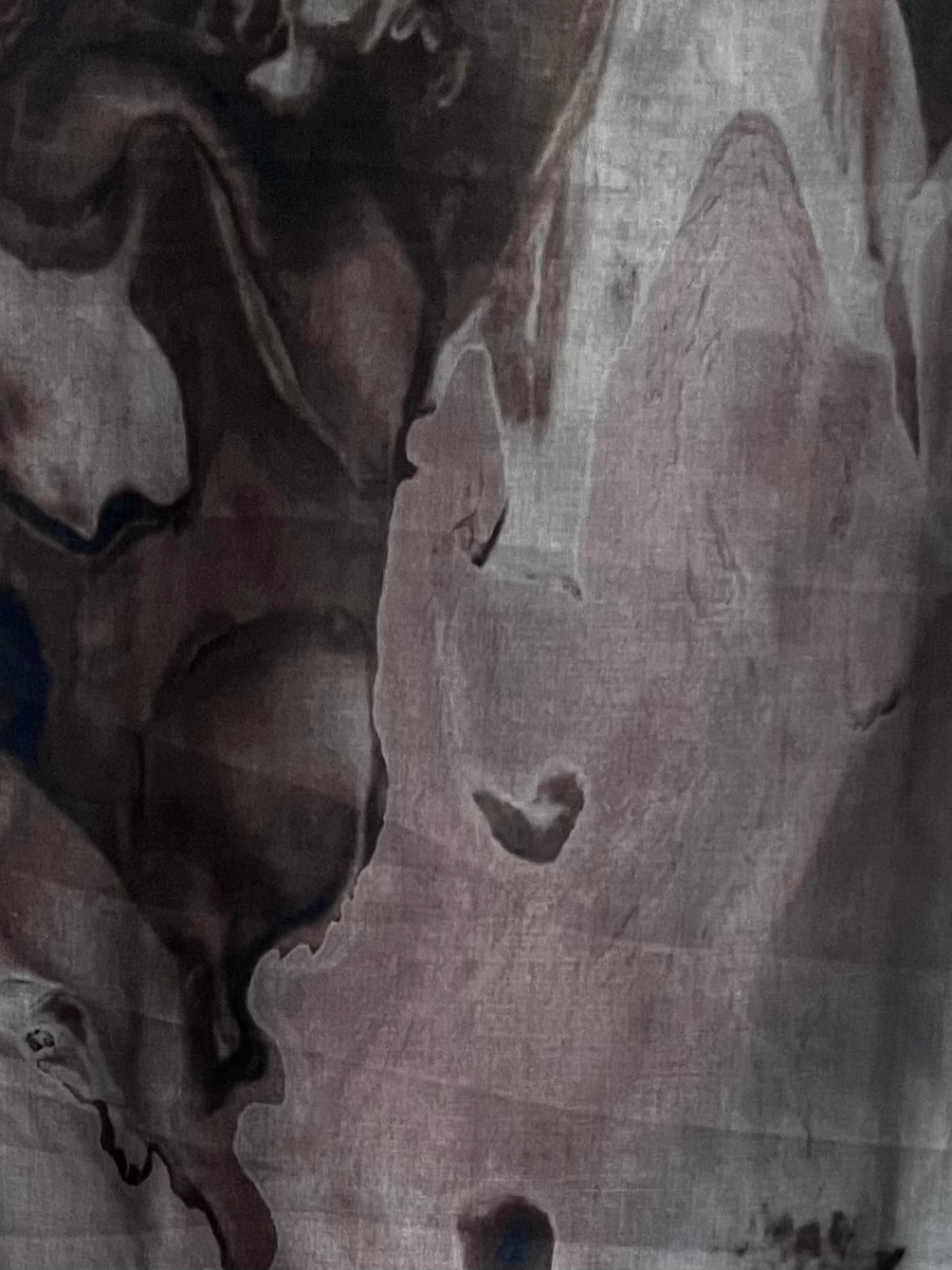 Mixture celestial blue marble print ombré