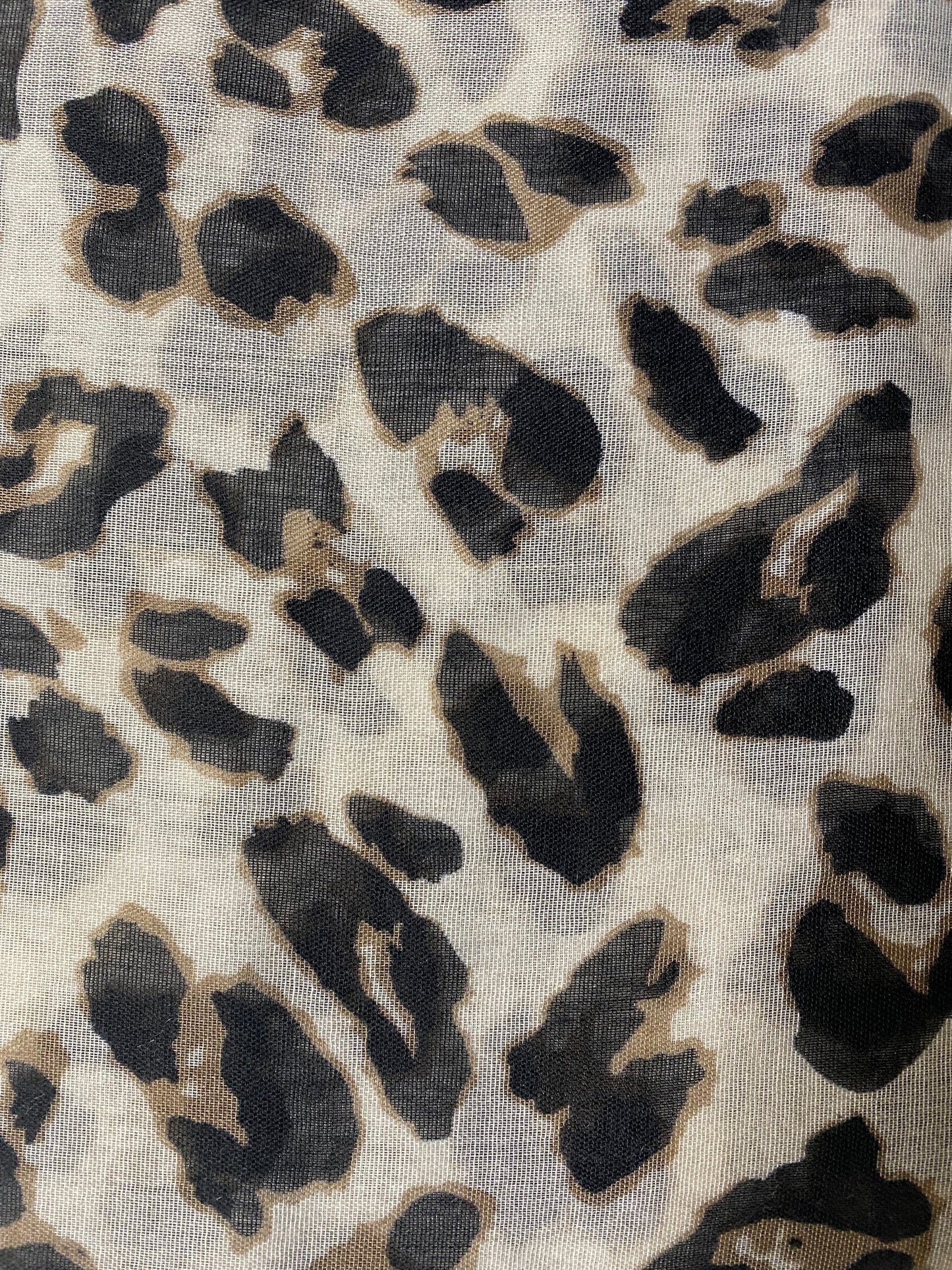 Light Bronze & Grey Cheetah Print Hijab