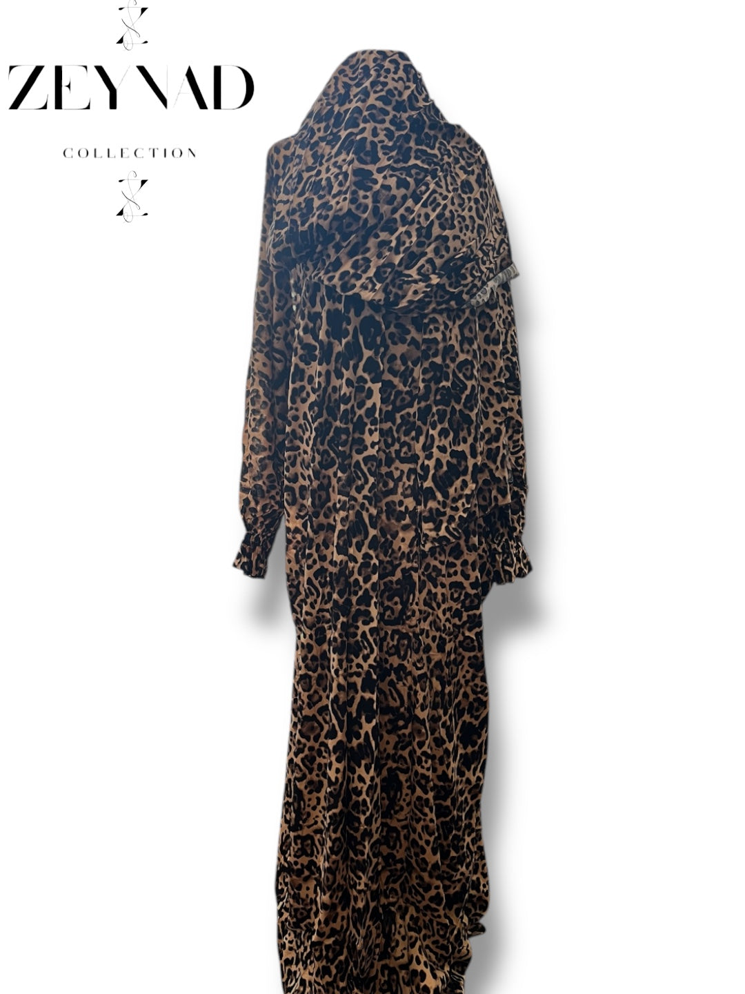 Brown Leopard Print Prayer Set