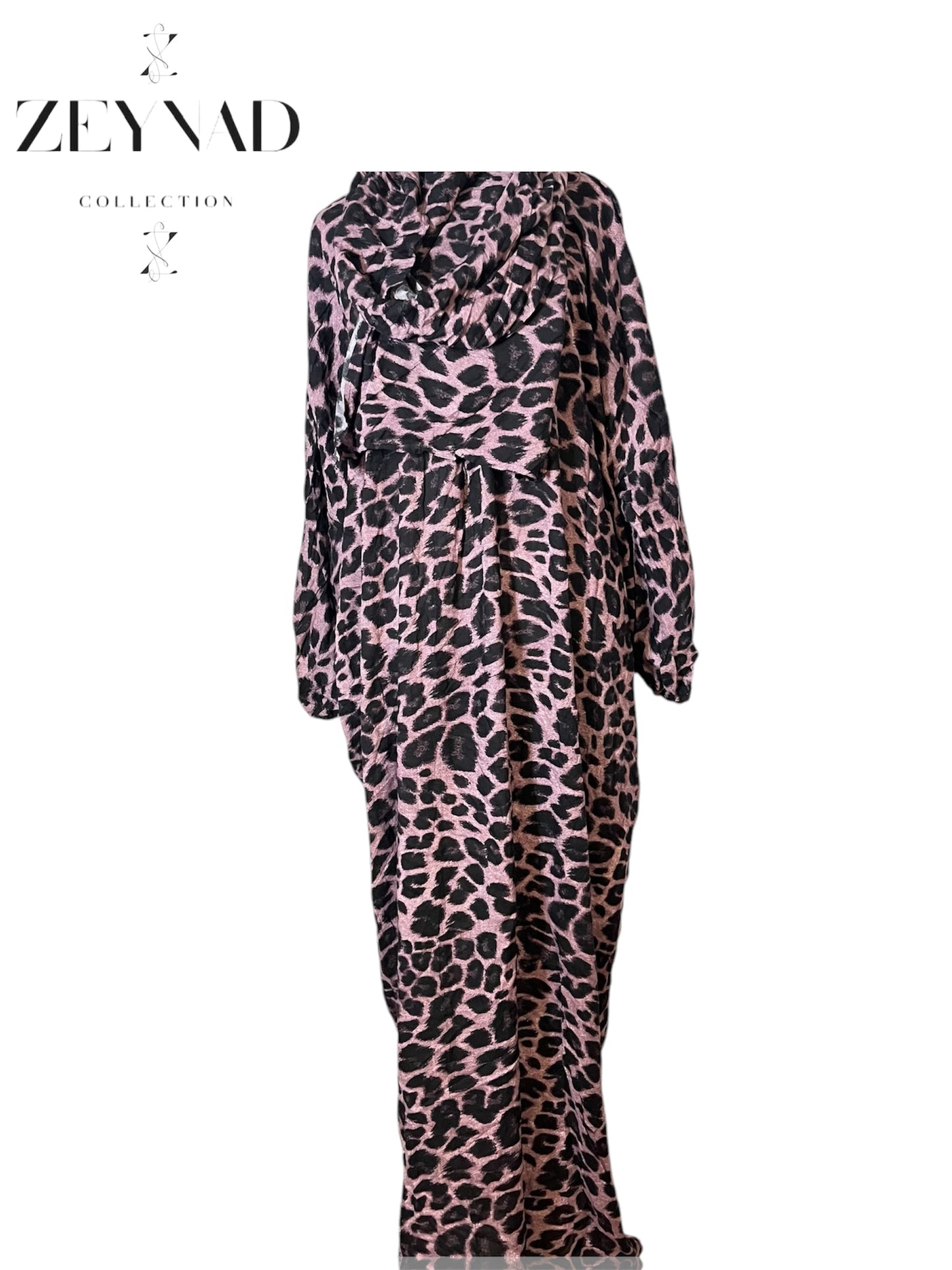 Purple/pink Jaguar Print Prayer Set