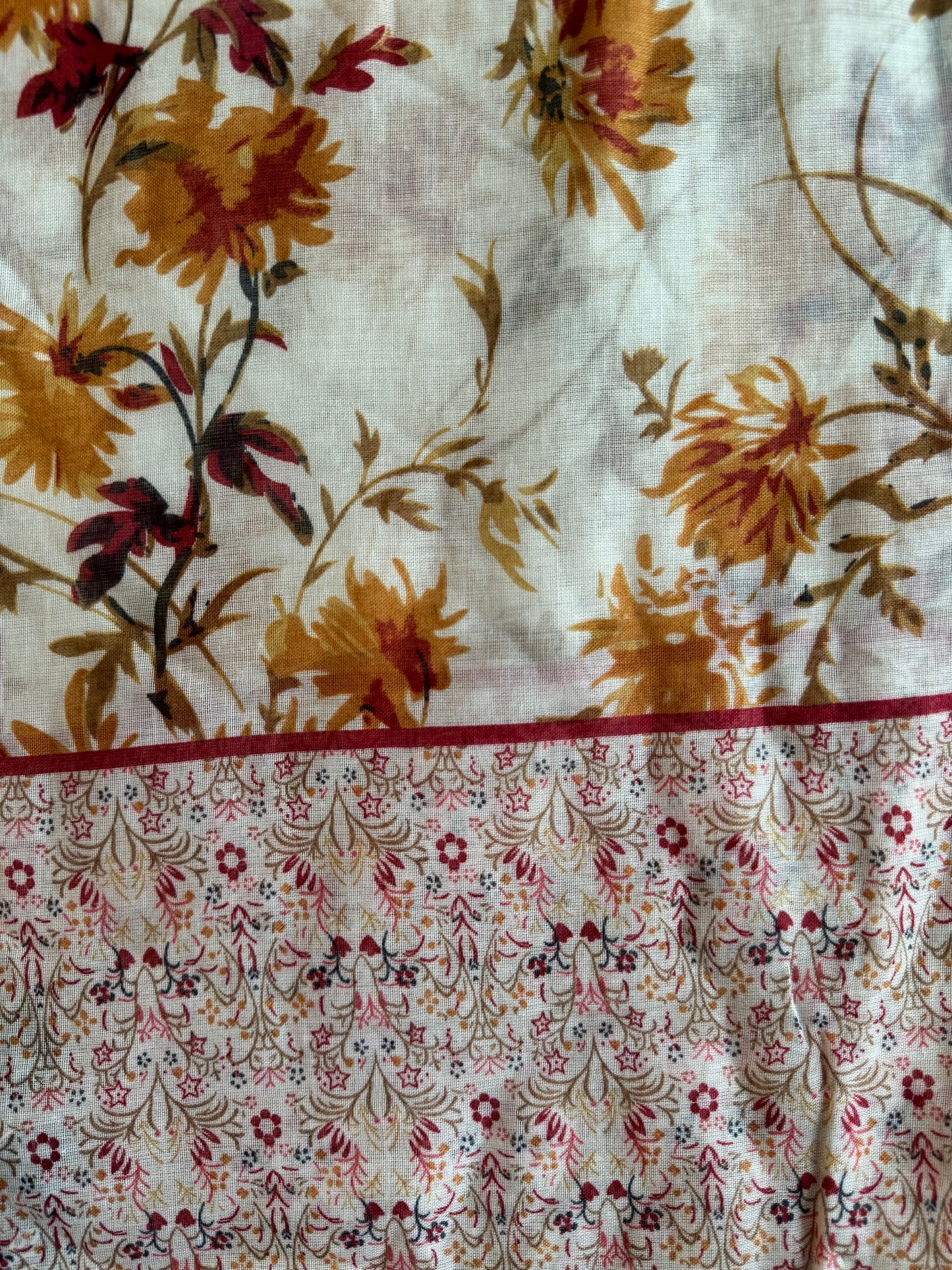 Vibrant ginger forest modal hijab