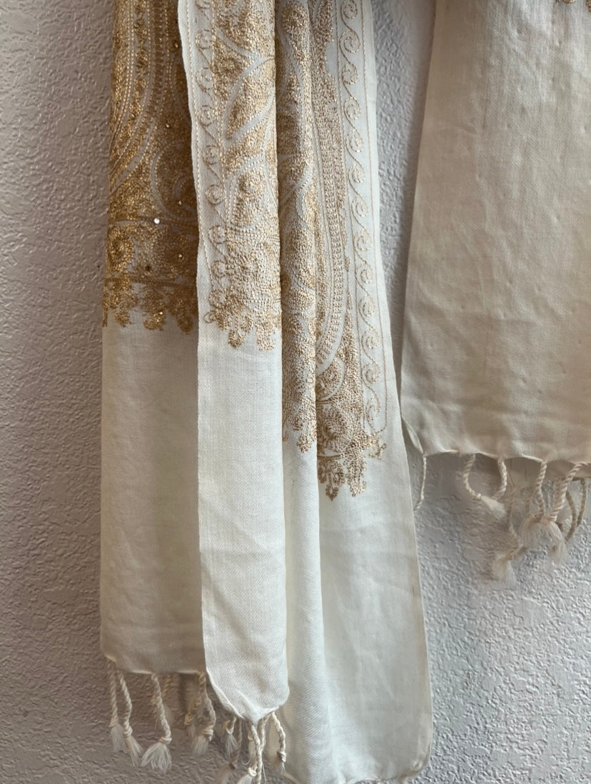 Light Golden Pashmina Hijab