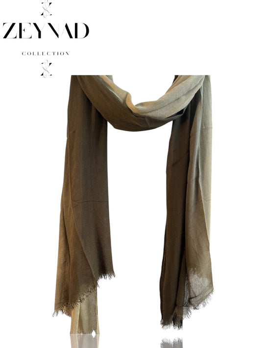 Vivid ombré olive modal