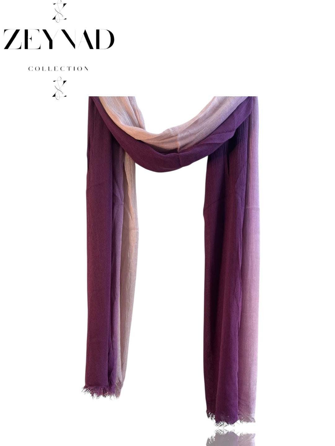 Vivid lavender ombré model