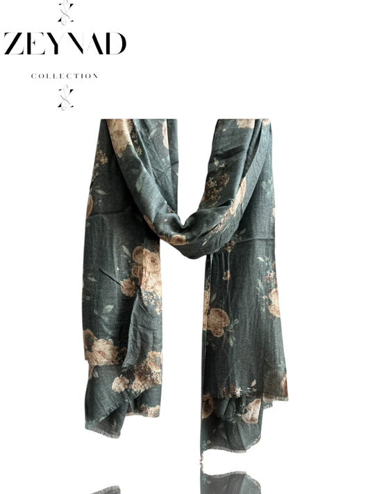 Light nature trees ZEYNAD pashmina