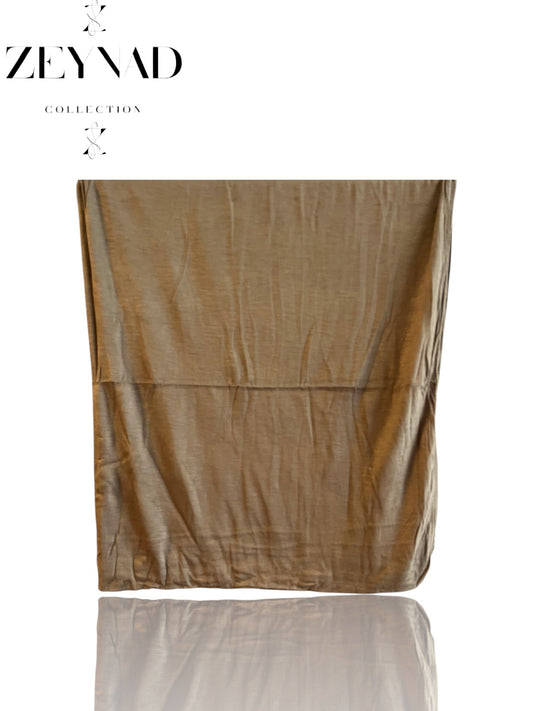 Sand Brown Premium Jersey Hijab