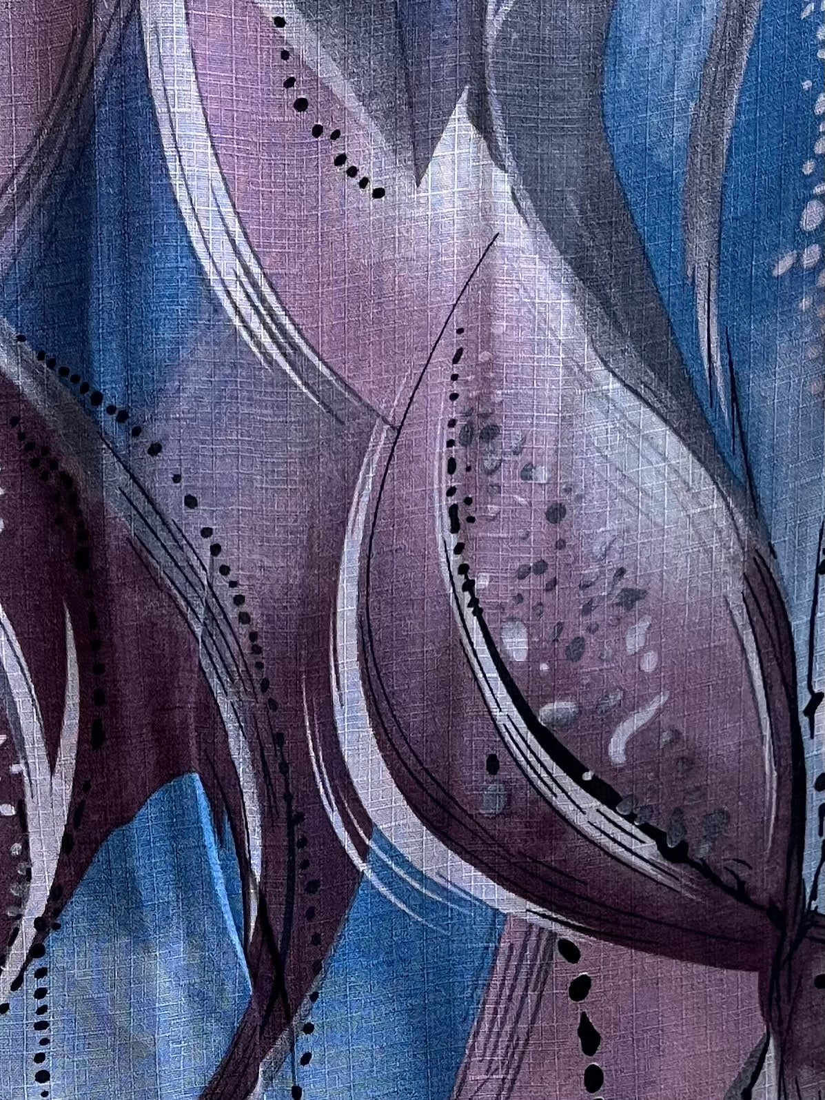 Vivid spring mauve chiffon