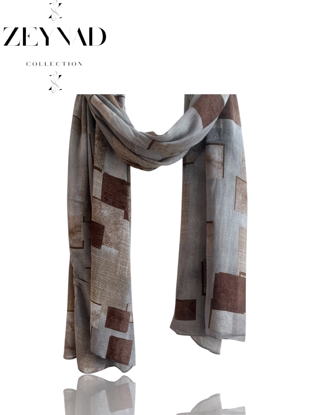 Vivid grey brown box modal