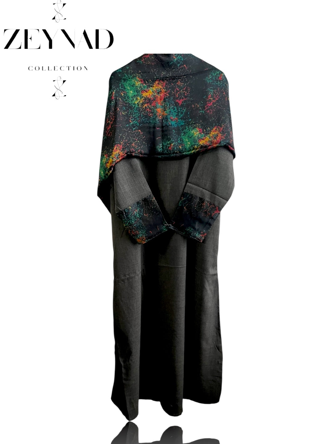 Space matching dress & hijab set