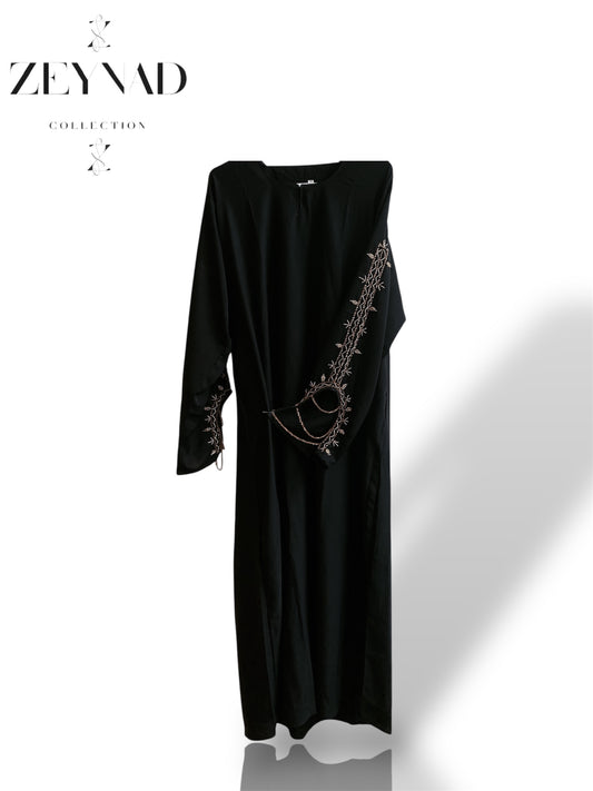 Majestic Night Pearl Abaya