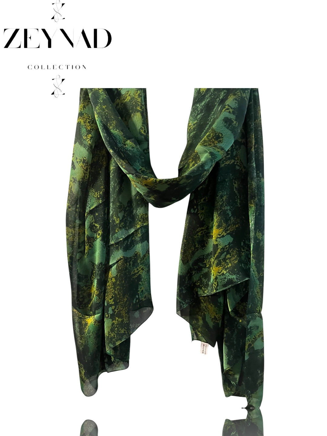 Neon green ZEYNAD summer hijab
