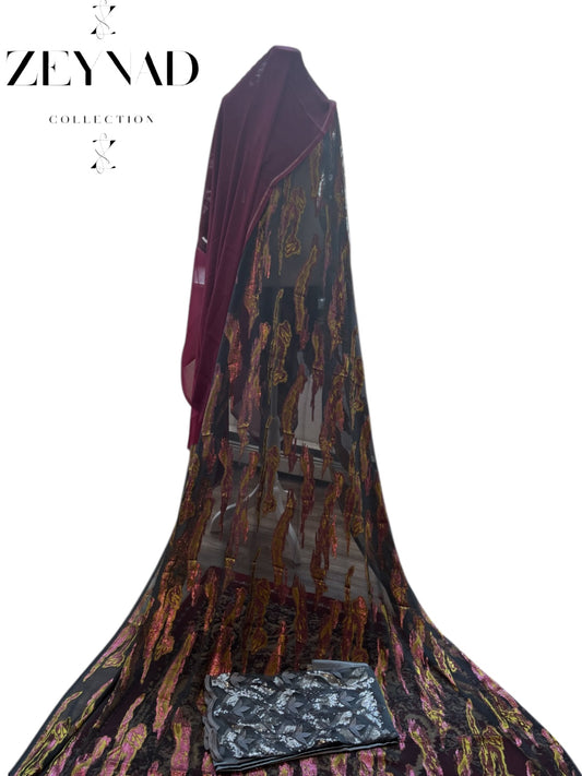 Classic black & radiant golden red Dirac set