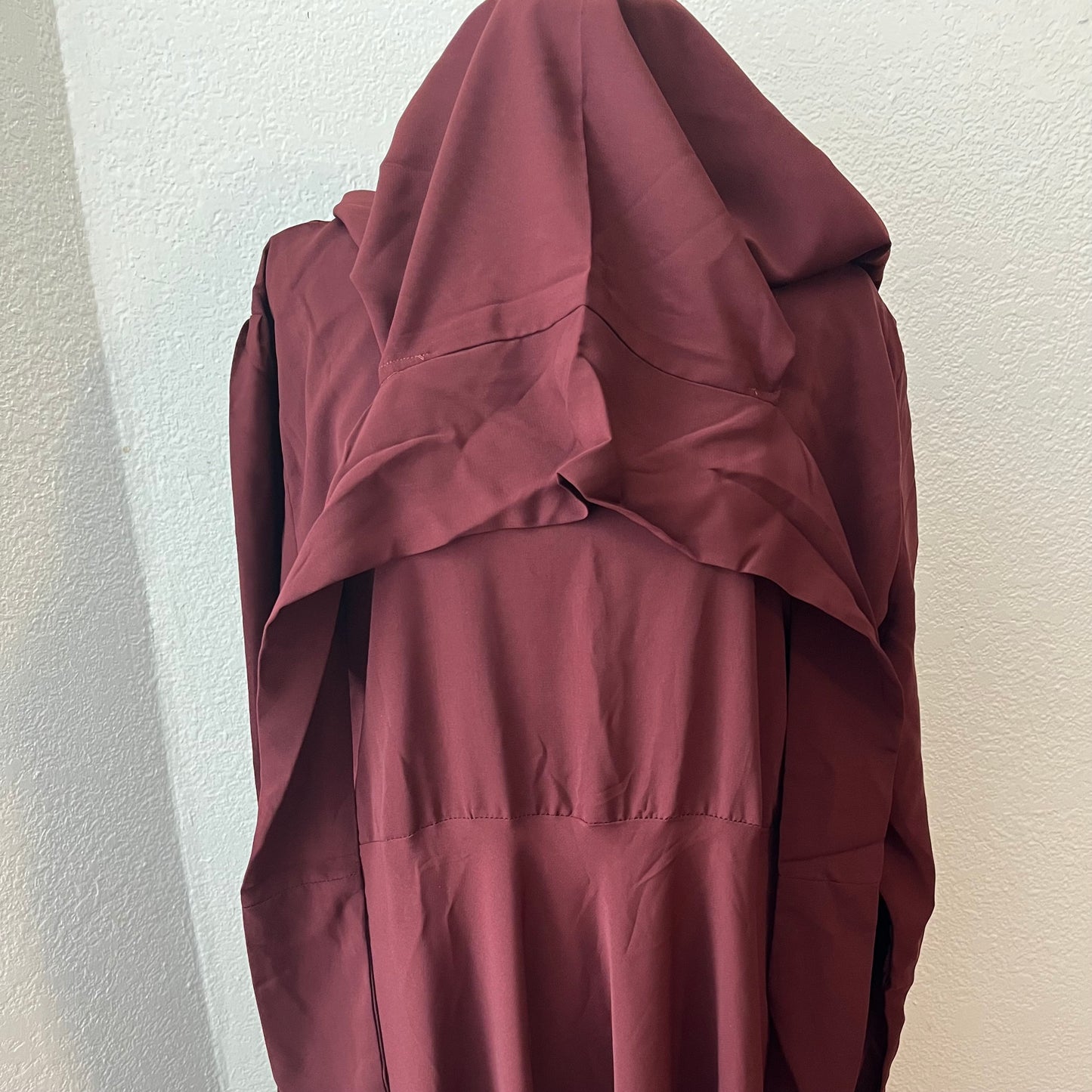 Dark Orange Dress with Jilbab