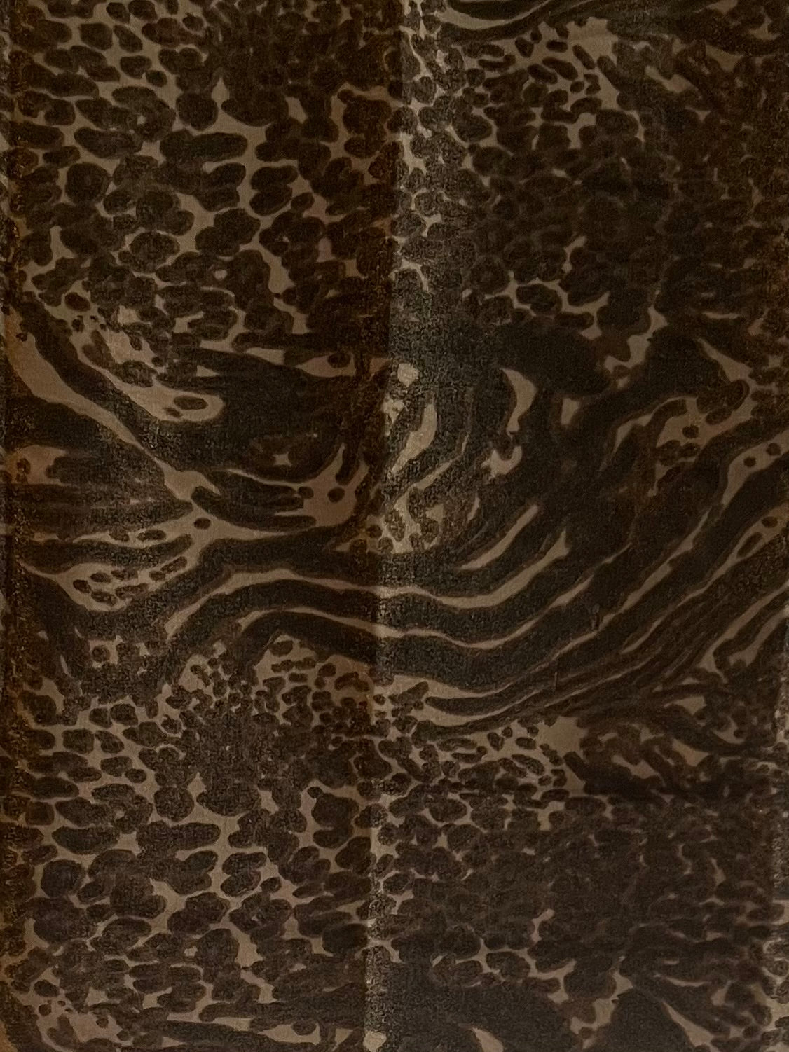 Fall blazing brown cheetah print hijab