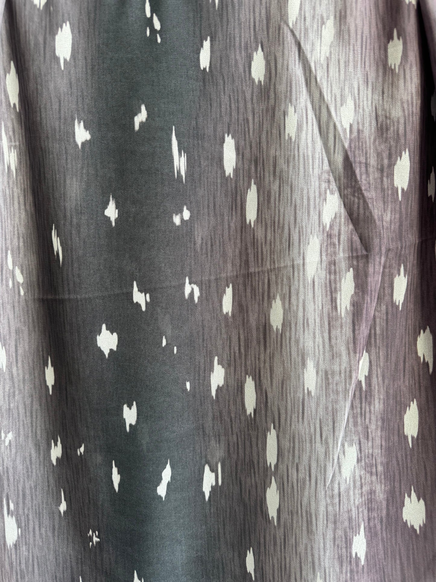 Faded purple deer/fawn print ombré