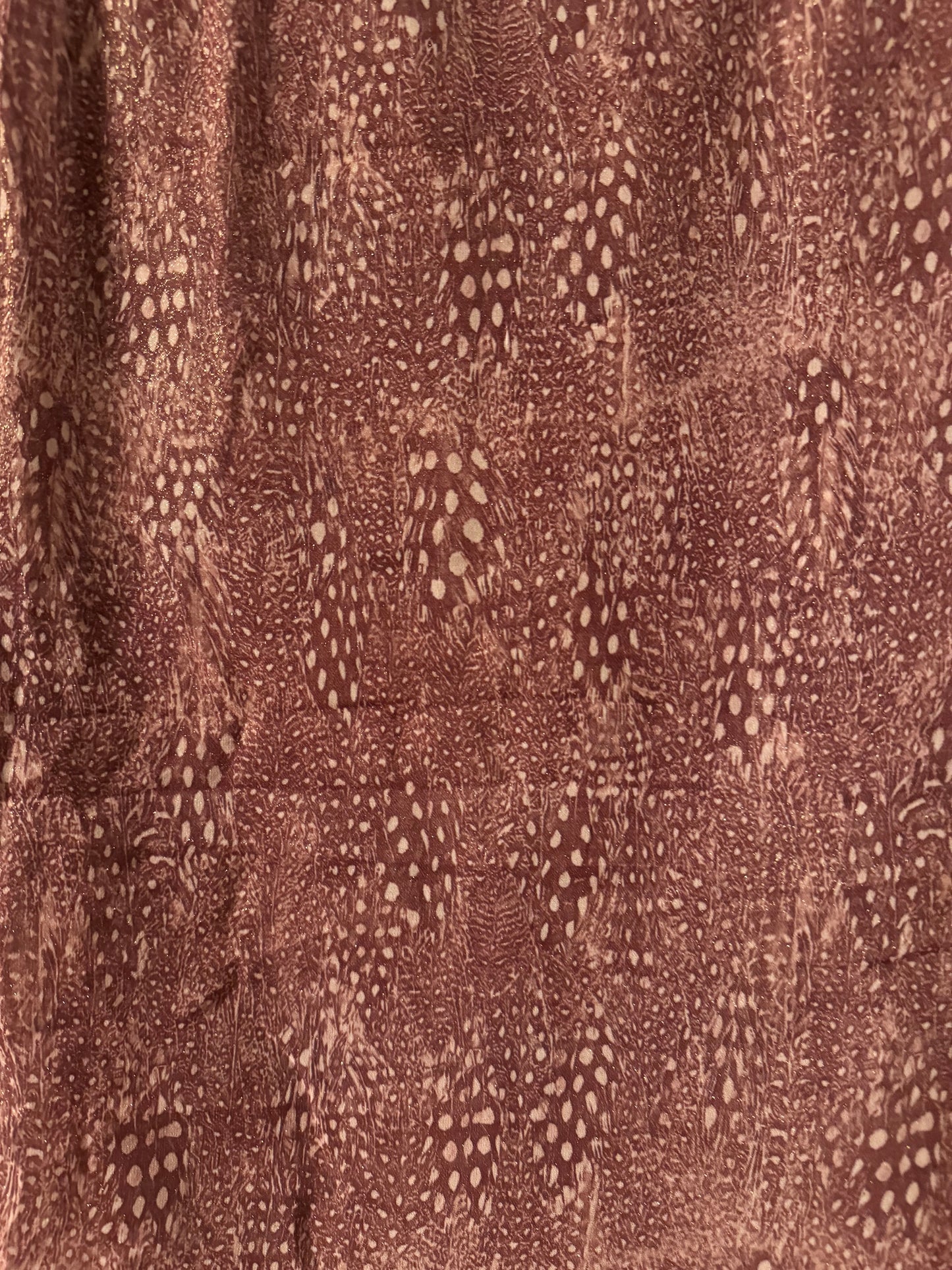 Blazing dotted deep pink cheetah print hijab