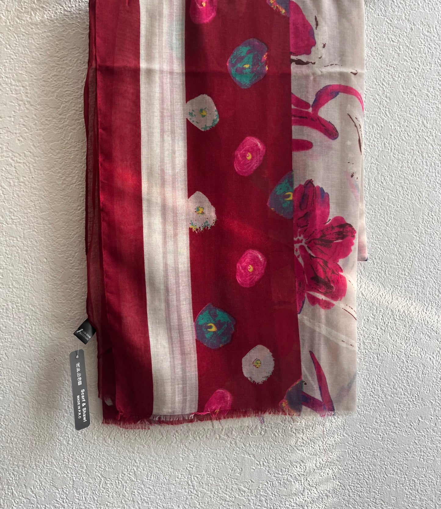 Red Flame Dim Modal Hijab