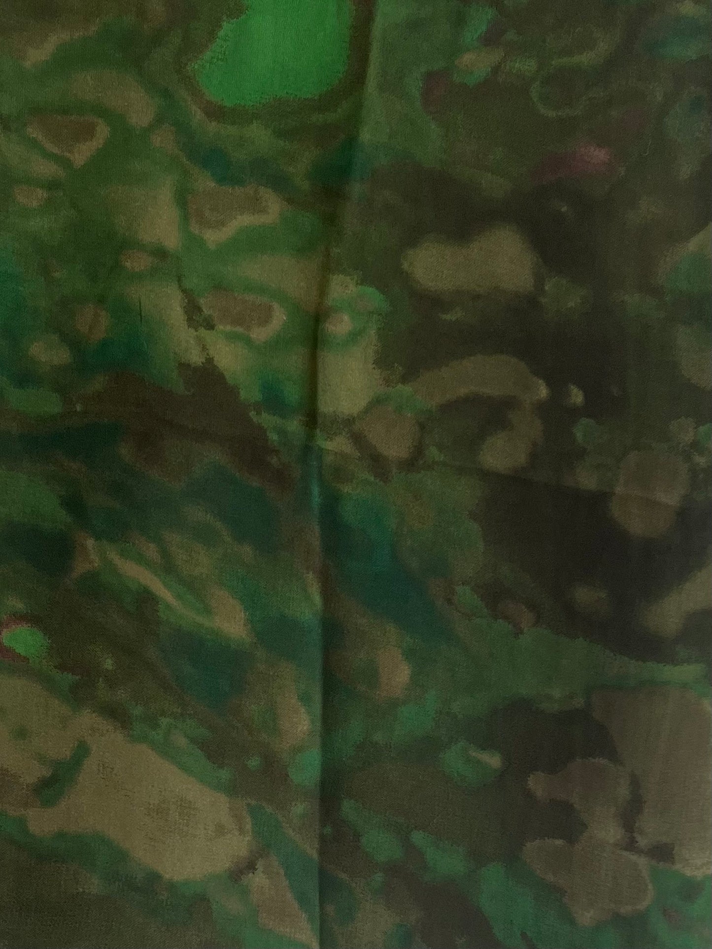 Vibrant green camouflage chiffon hijab