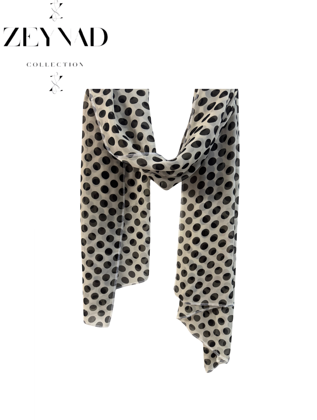 Amber ZEYNAD polka dot lace abaya