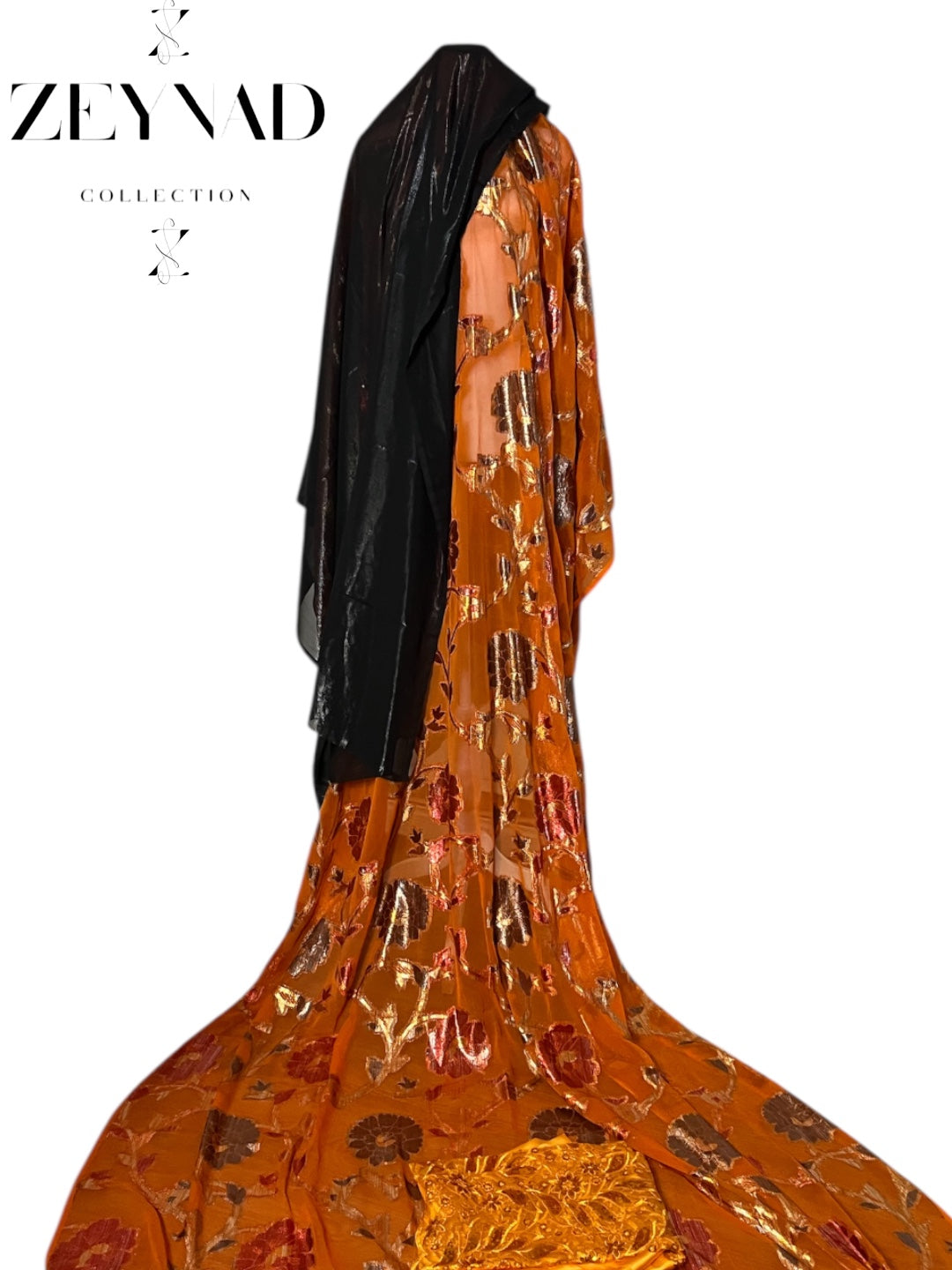 Classic bold Orange-golden lined & radiant black Dirac set