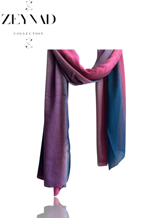 Vivid starlight pink ombré modal