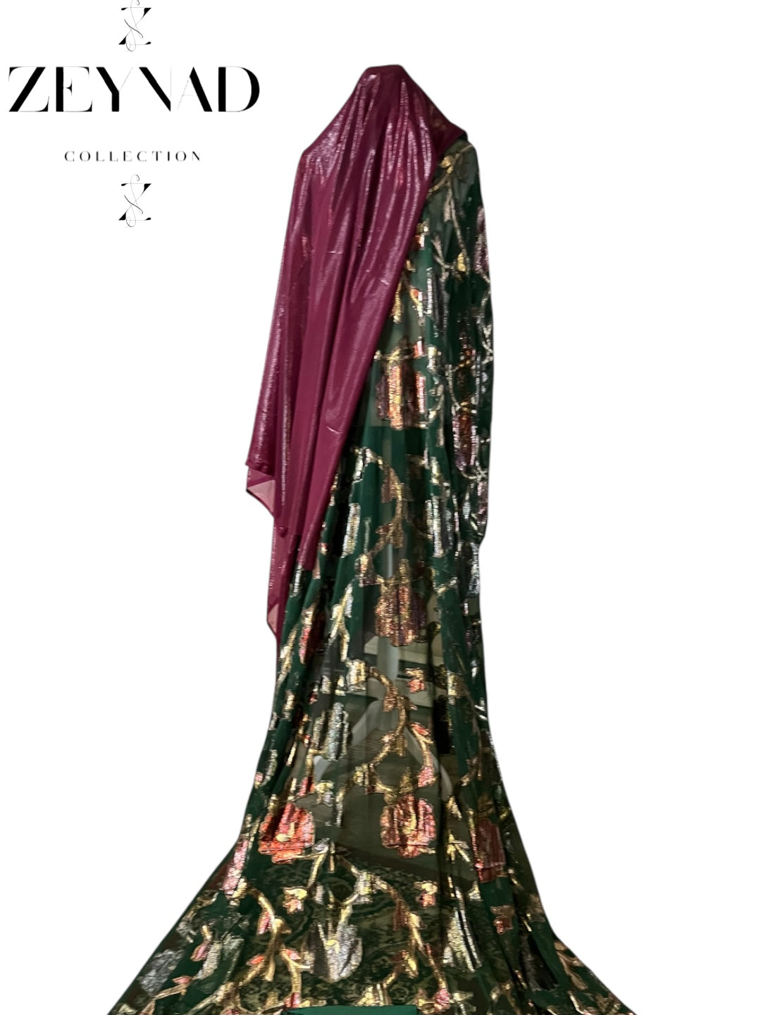 Dark green & burgundy Dirac set