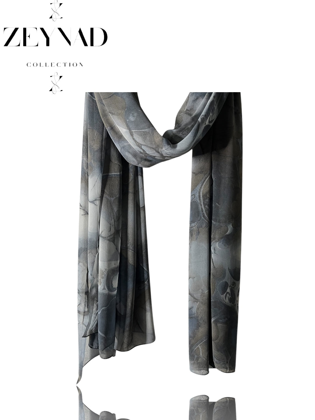 Grey ZEYNAD summer hijab